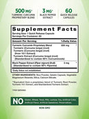 NATURE'S TRUTH TURMERIC CURCUMIN COMPLEX 500mg, 120 caps