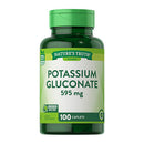 NATURE'S TRUTH POTASSIUM GLUCONATE 595mg, 100 caps