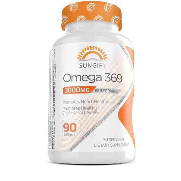 SUNGIFT OMEGA 3.6.9 3000MG 90CAP 30SERV